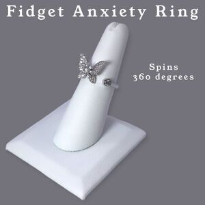 NWT Wool + Pepper Co. Spinning Fidget Anxiety Ring